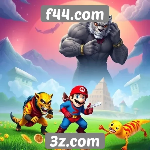 Análise do portfólio de jogos disponíveis no f44.com